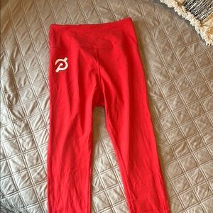 Peloton Red Leggings